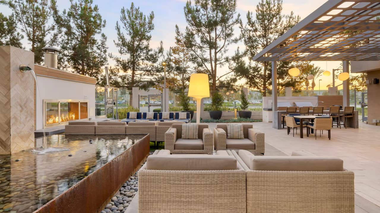 Outdoor Courtyards & BBQ Areas