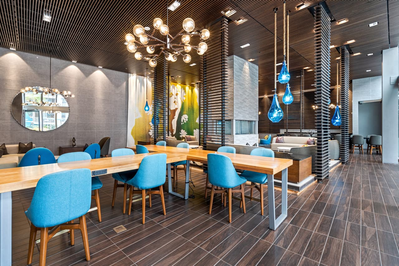 Resident Lounge & Co-Working Areas