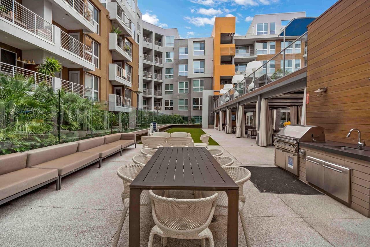 Outdoor Courtyards & BBQ Areas